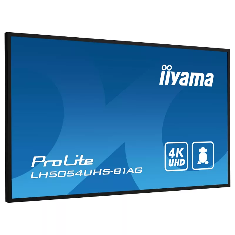 Iiyama ProLite LH5054UHS-B1AG 50 collu 4K UHD VA komerciālais displejs 24/7 Android