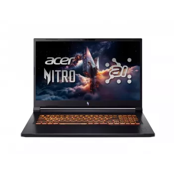Acer Nitro V 17 AI ANV17-61 Gaming Laptop, 17,3 inch QHD 165Hz, AMD Ryzen AI 7 350, 16GB DDR5, 1TB PCIe SSD, NVIDIA GeForce RTX 5060, Windows 11 Pro, Obsidian Black