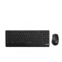 TERRA Desktop 4000 Wireless AES [DE] USB Black Copilot tastatūras un peles komplekts, QWERTZ, 105 taustiņi