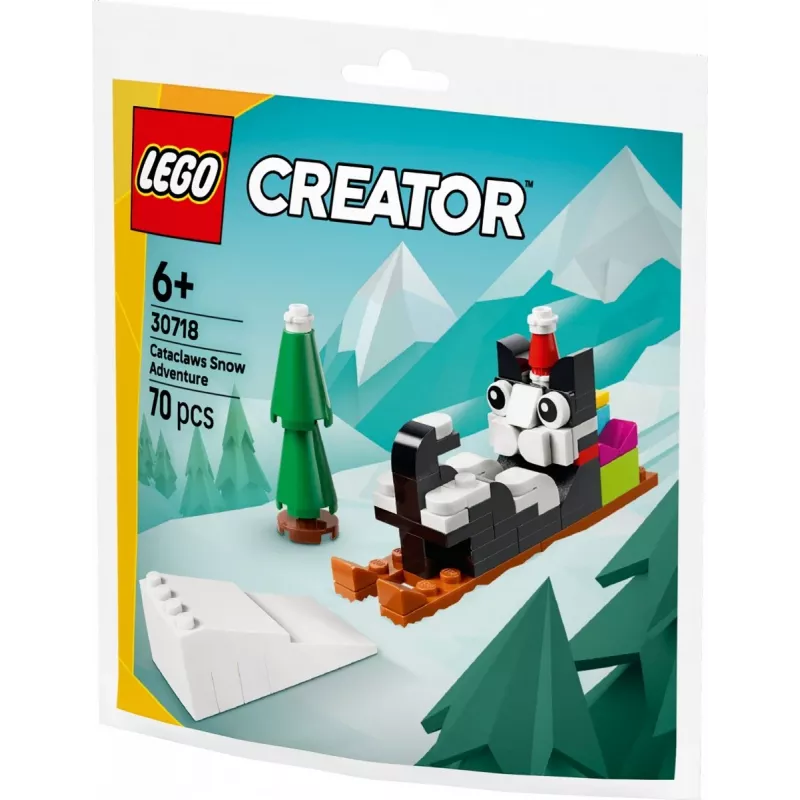 LEGO Creator 30718 Cataclaws Snow Adventure Polybag 60-Gabalu 3-in-1 Būvēšanas Komplekts