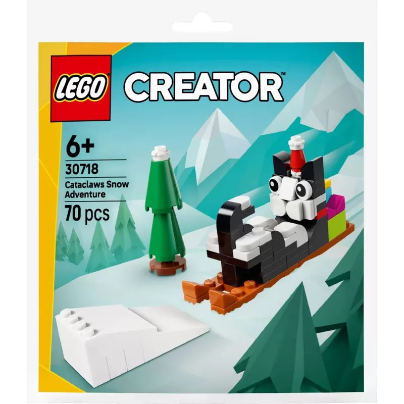 LEGO Creator 30718 Cataclaws Snow Adventure Polybag 60-Gabalu 3-in-1 Būvēšanas Komplekts