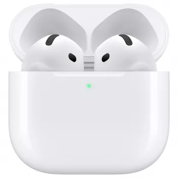 Apple AirPods 4. paaudzes īstie bezvadu austiņas ar MagSafe uzlādes maciņu - Baltas (MXP63LL/A)