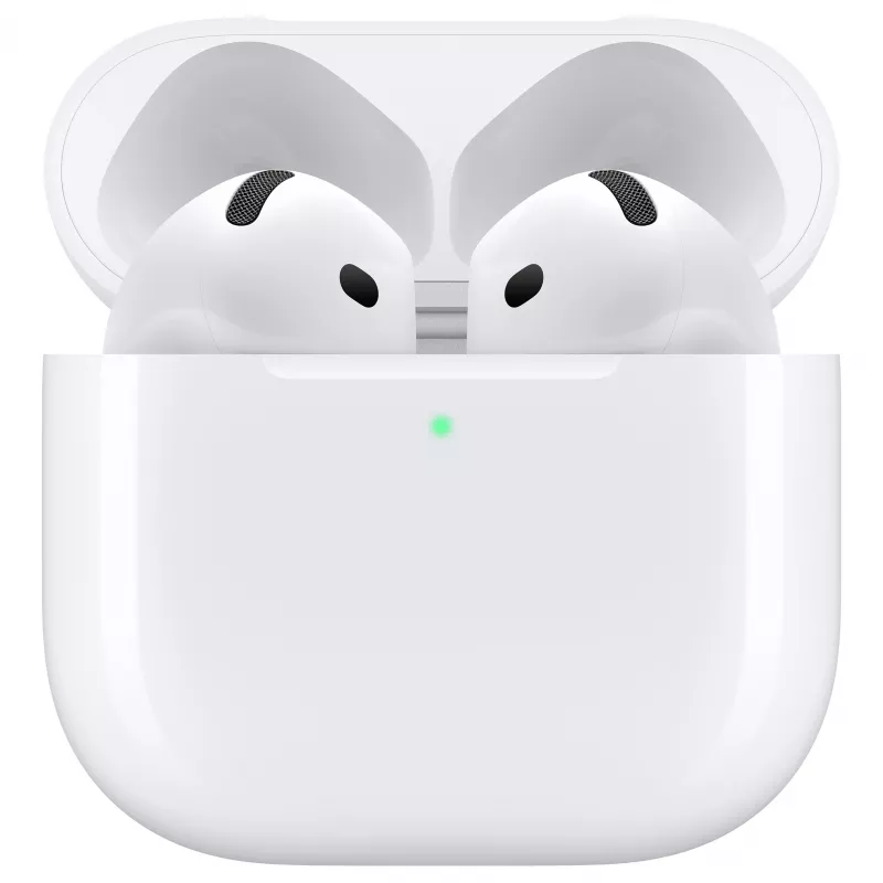 Apple AirPods 4. paaudzes īstie bezvadu austiņas ar MagSafe uzlādes maciņu - Baltas (MXP63LL/A)