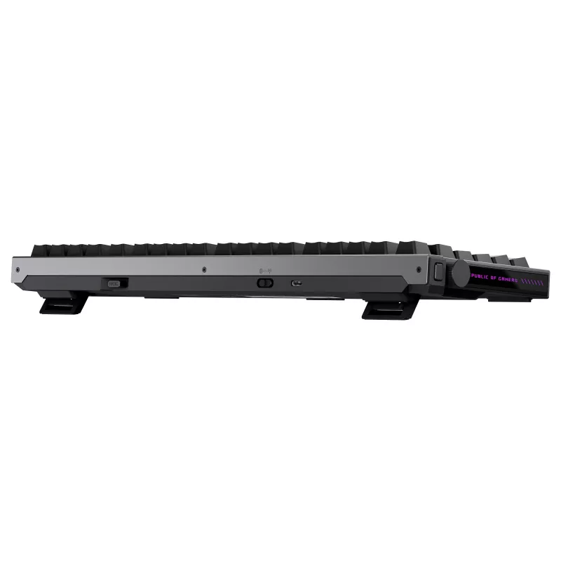 ASUS ROG Strix Morph 96 bezvadu spēļu tastatūra, 96% izkārtojums, ROG NX Snow slēdži, karsti nomaināmi, trīs režīmu savienojamība, melna