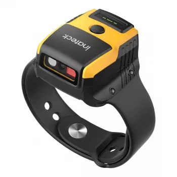 INATECK PBS005 Black 1D & 2D bezvadu Bluetooth svītrkodu skeneris ar uzlādes šūpuli