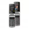 Bea-fon Silver Line SL605 Viedtālrunis Dual-SIM Melns Sudrabs