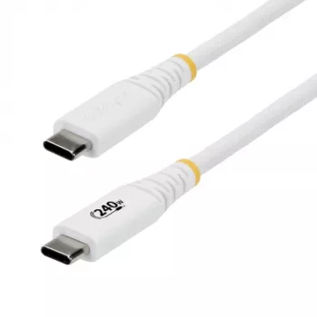 StarTech.com 3m (10ft) USB-C lādēšanas kabelis 240W PD 5A EPR Silikona apvalks Izturīgs USB 2.0 (S2CEPR3MW-USB-CABLE)