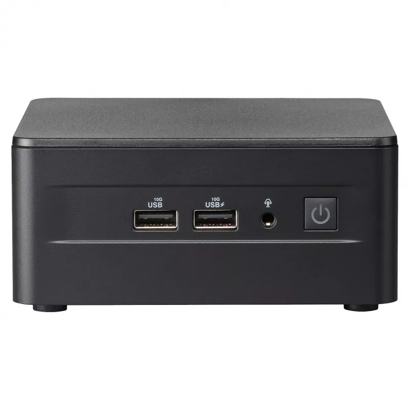 ASUS NUC 13 Pro Tall Kit RNUC13L3HV500000I - Barebone - Mini-PC - Intel Core i5-1350P - Bez RAM - Bez krātuves - Intel Iris Xe Graphics - Wi-Fi 6E - Bluetooth 5.3 - 2.5GbE - vPro - Melns