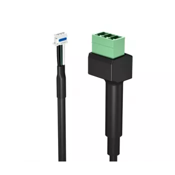 HP Poly A2 mikrofona kabelis, JST uz Phoenix 3 kontaktu, 2 m (6,5 ft), melns