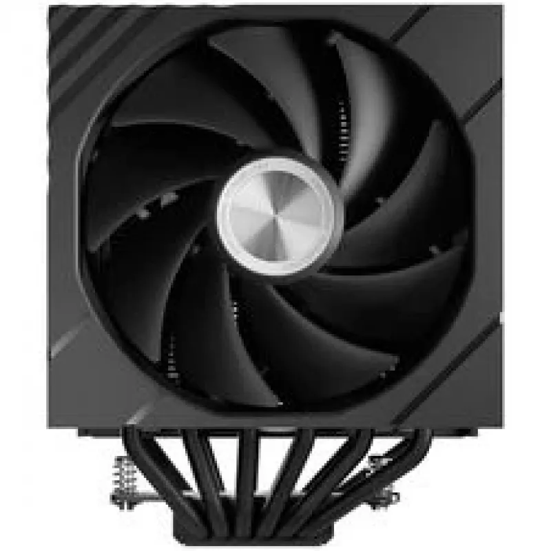 TRYX TURRIS T620 CPU gaisa dzesētājs, divtornis, ar 5 collu displeju - 140 mm, melns