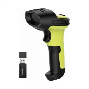 Inateck BCST-72 Green 1D Bluetooth svītrkodu skeneris ar uzlādes staciju