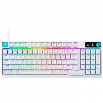 Logitech G316 X 98 vadu spēļu tastatūra - balta - US International - taustes