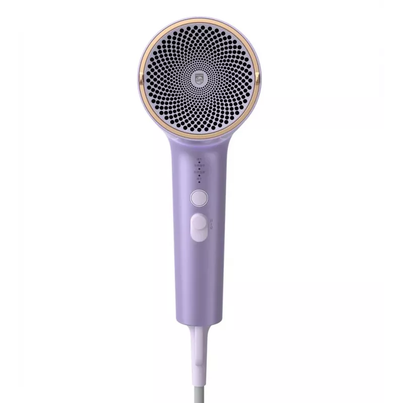 Philips Fēns BHD723/10 Series 7000 1800W Digitālais Motors SenseIQ Tehnoloģija Matēts Balts ar Roza Zelts