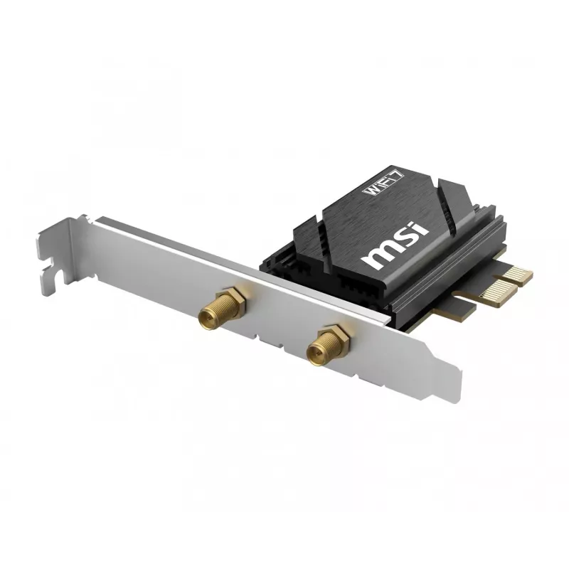 MSI Herald BE6500 WiFi 7 PCIe tīkla karte