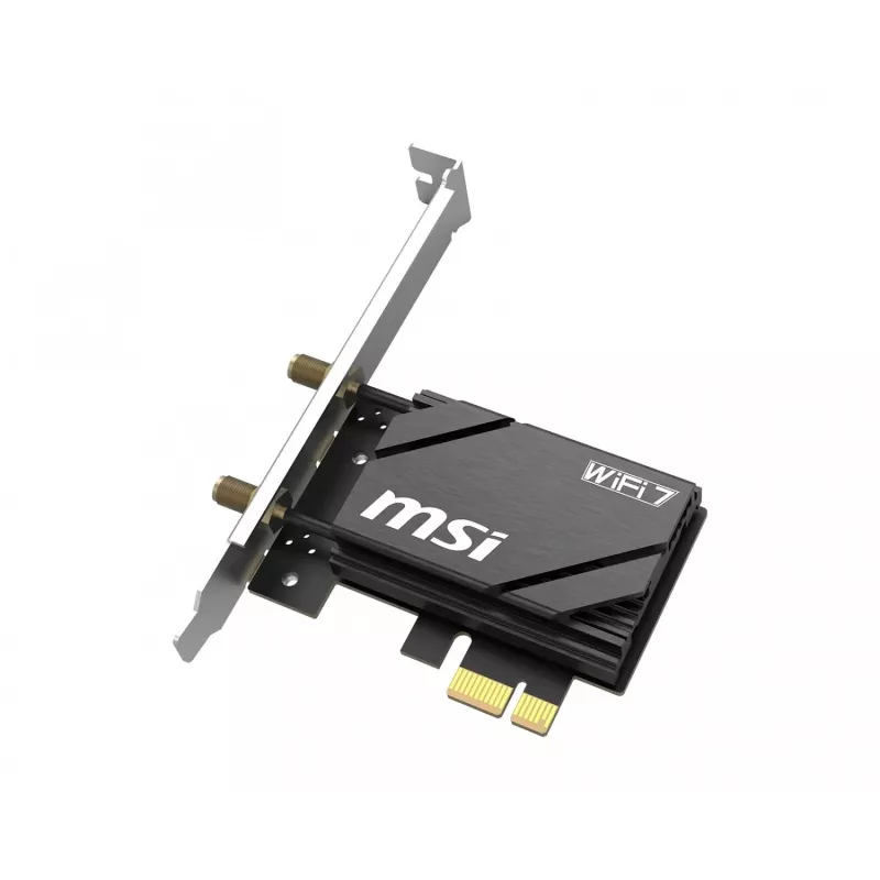 MSI Herald BE6500 WiFi 7 PCIe tīkla karte