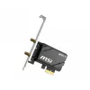 MSI Herald BE6500 WiFi 7 PCIe tīkla karte