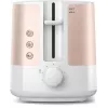 Philips Viva Collection HD2638/11 Toaster 2 Slice 950 W Rose Gold, White