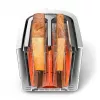 Philips Viva Collection HD2638/11 Toaster 2 Slice 950 W Rose Gold, White