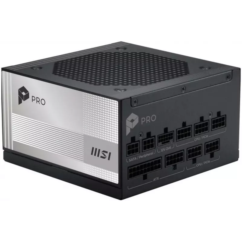 MSI PRO A850PL PCIE5 850W 80 PLUS Platinum ATX 3.0 Fully Modular Power Supply