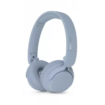 Philips TAH4000LB/00 Bezvadu austiņas uz auss ar Bluetooth 5.0, 32mm draiveriem, 20h darbības laiku, USB-C, zilas