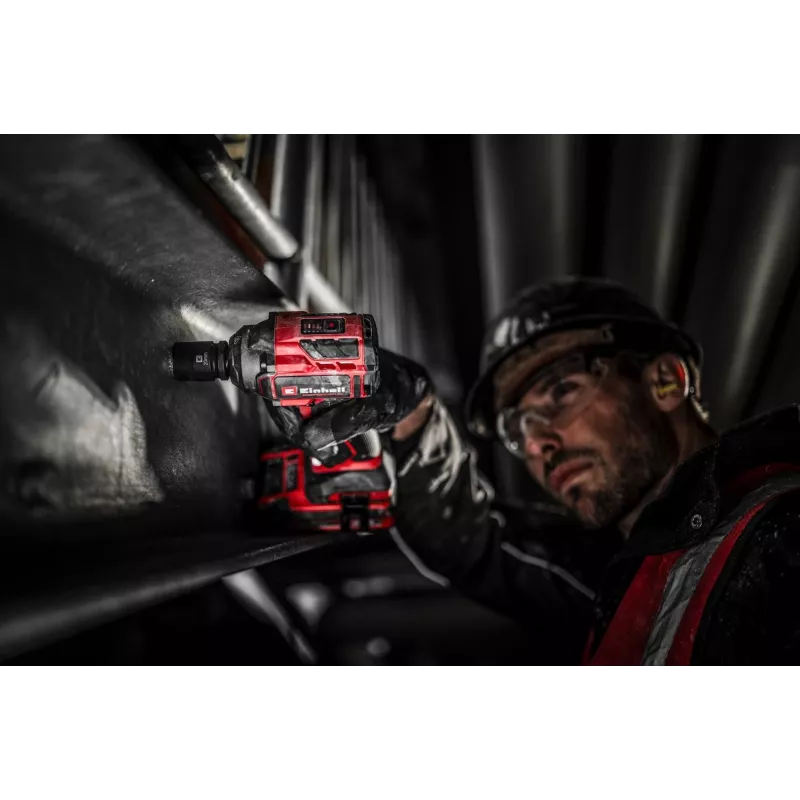 Einhell Professional TP-CW 18/350-C Li BL Bezvadu Triecienuzgriežņu Atslēga 18V 350Nm Tikai Instruments Sarkans/Melns