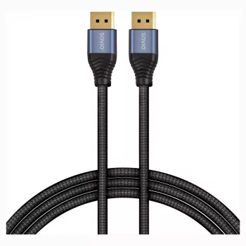 SAVIO CL-210 DisplayPort 2.1 kabelis 2m Melns