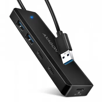 i-tec Axagon HUE-C2A USB-C Hub 4-Port 5 Gbps 2x USB-A + 2x USB-C ar Power Delivery