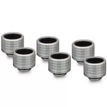 Thermal Grizzly DeltaMate Fitting HT16, Niķeļa Pārklājuma Tērauds, G1/4 inch Vītne, 6 Gabali