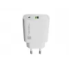 NATEC Ribera sienas lādētājs 1x USB-A + 1x USB-C 20W Balts