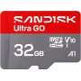 SanDisk Ultra GO microSDHC 32 GB UHS-I atmiņas karte, 120 MB/s lasīšana, V10, A1