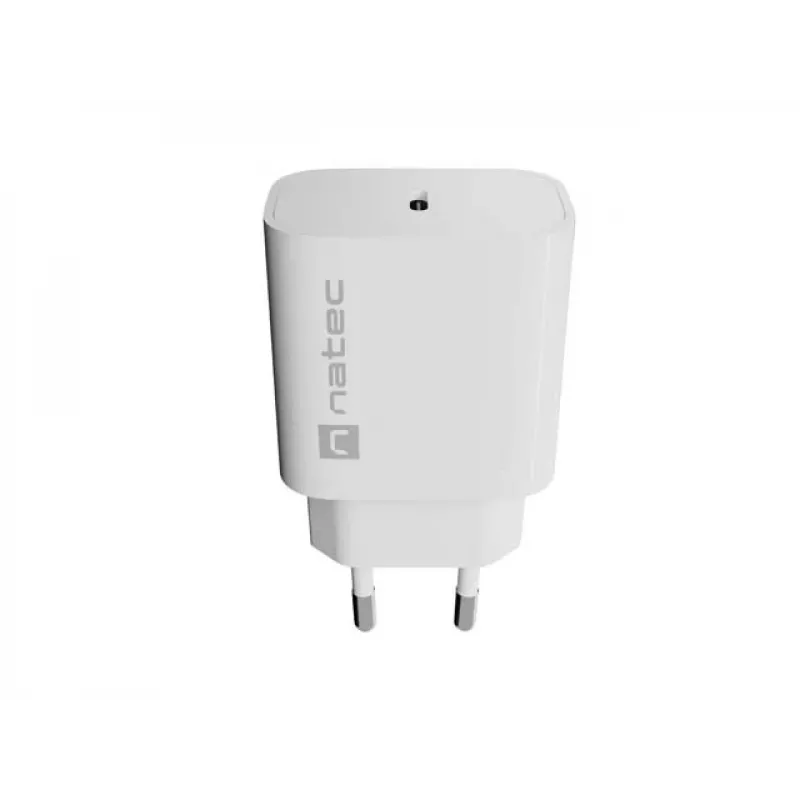 NATEC Ribera Wall Charger 1x USB-C 20W White