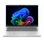 HP EliteBook X G2i Notebook Next Gen AI - 177 grādu eņģu dizains - Intel Core Ultra 7 356H - Win 11 Pro - Intel Graphics - 32 GB RAM - 1 TB SSD NVMe - 35,6 cm (14 collu) IPS HP SureView 6 1920 x 1200 - Wi-Fi 6E, Bluetooth 5.3 - 5G - Glacier Silver Magnesi