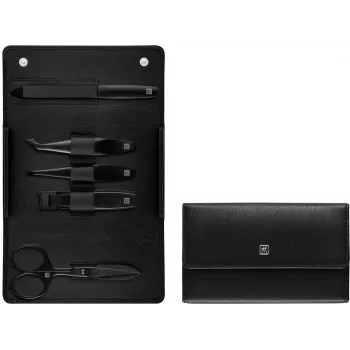 ZWILLING Manikīra komplekts Āda 5-Daļīgs Melns (97003-004-0)