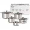 Le Creuset 5-Piece Pot Set - 3-Ply Stainless Steel Cookware Set
