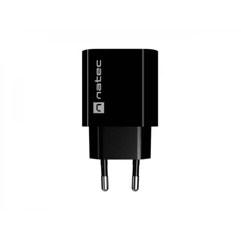 NATEC Ribera USB-C sienas lādētājs 20W Melns