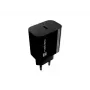 NATEC Ribera USB-C sienas lādētājs 20W Melns