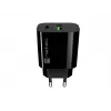 NATEC Ribera sienas lādētājs 1x USB-A + 1x USB-C 20W Melns