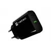 NATEC Ribera sienas lādētājs 1x USB-A + 1x USB-C 20W Melns