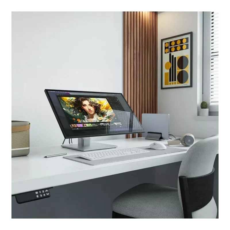 ALOGIC Clarity Fold Touch 27 collu 4K UHD IPS skārienjūtīgais monitors ar tīmekļa kameru, 65W USB-C PD, salokāmu statīvu