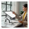 ALOGIC Clarity Fold Touch 27 collu 4K UHD IPS skārienjūtīgais monitors ar tīmekļa kameru, 65W USB-C PD, salokāmu statīvu