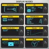 AXAGON EEM2-SD2B ārējais korpuss 10Gbps M.2 NVMe/SATA SSD ar LED displeju, USB-C, melns