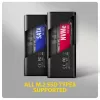 AXAGON EEM2-SD2B ārējais korpuss 10Gbps M.2 NVMe/SATA SSD ar LED displeju, USB-C, melns