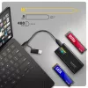AXAGON EEM2-SD2B ārējais korpuss 10Gbps M.2 NVMe/SATA SSD ar LED displeju, USB-C, melns