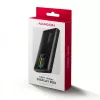 AXAGON EEM2-SD2B ārējais korpuss 10Gbps M.2 NVMe/SATA SSD ar LED displeju, USB-C, melns