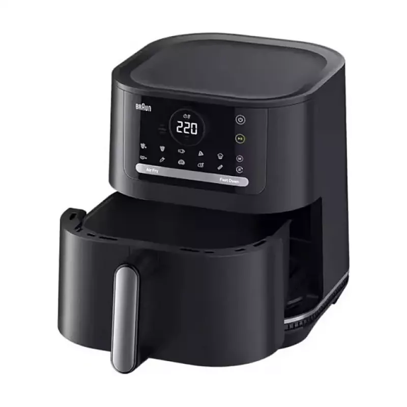 Braun Household 2-in-1 Hot Air Fryer MultiFry 5 HF 5054I (Melns, 2000 W, 6,0 L grozs)
