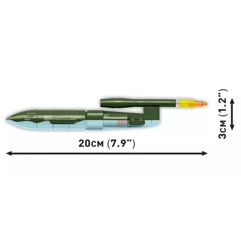 COBI Heinkel HE 111 H-22 ar V1 lidojošo bumbu konstrukcijas bloku komplekts, 927 gabali