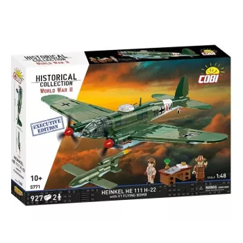 COBI Heinkel HE 111 H-22 ar V1 lidojošo bumbu konstrukcijas bloku komplekts, 927 gabali