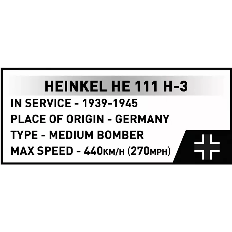 COBI Blocks Heinkel HE 111 H-3 788 gab.