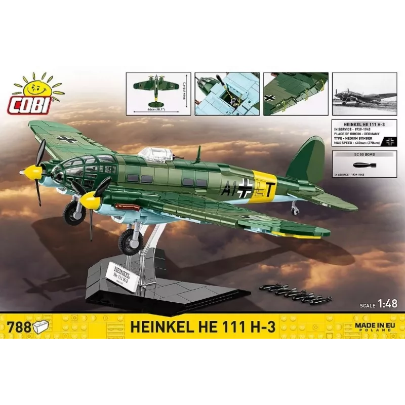 COBI Blocks Heinkel HE 111 H-3 788 gab.