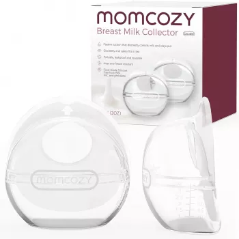 MOMCOZY 90ml atkārtoti lietojams piena savācējs - dubultā iepakojumā